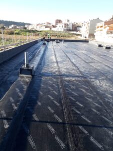 terraza impermeabilizada con tela asfaltica